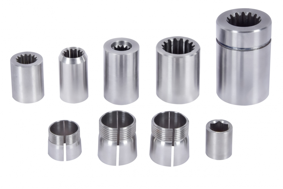 Spline couplin, sleeve and imppler